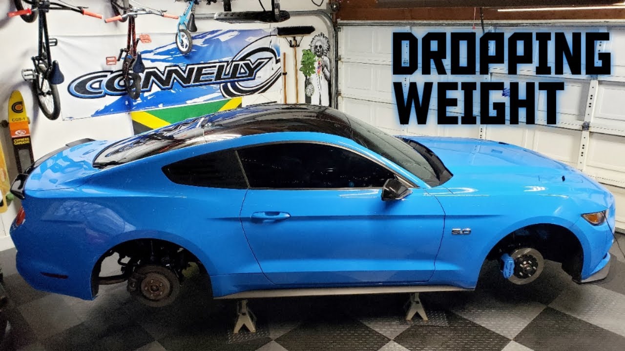 My 850WHP Mustang Goes on a Diet - Drag Brake Install