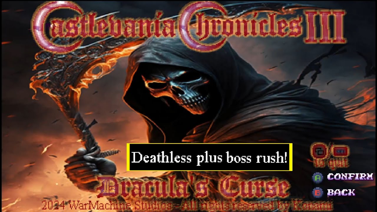 Castlevania Chronicles III - Dracula's Curse (PC) - Deathless Plus Boss Rush