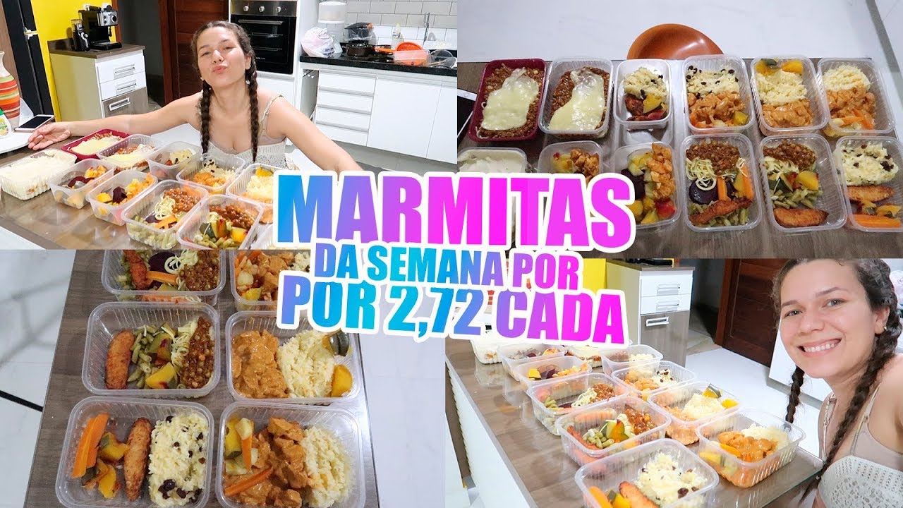 MARMITAS DA SEMANA POR APENAS 2,72 CADA
