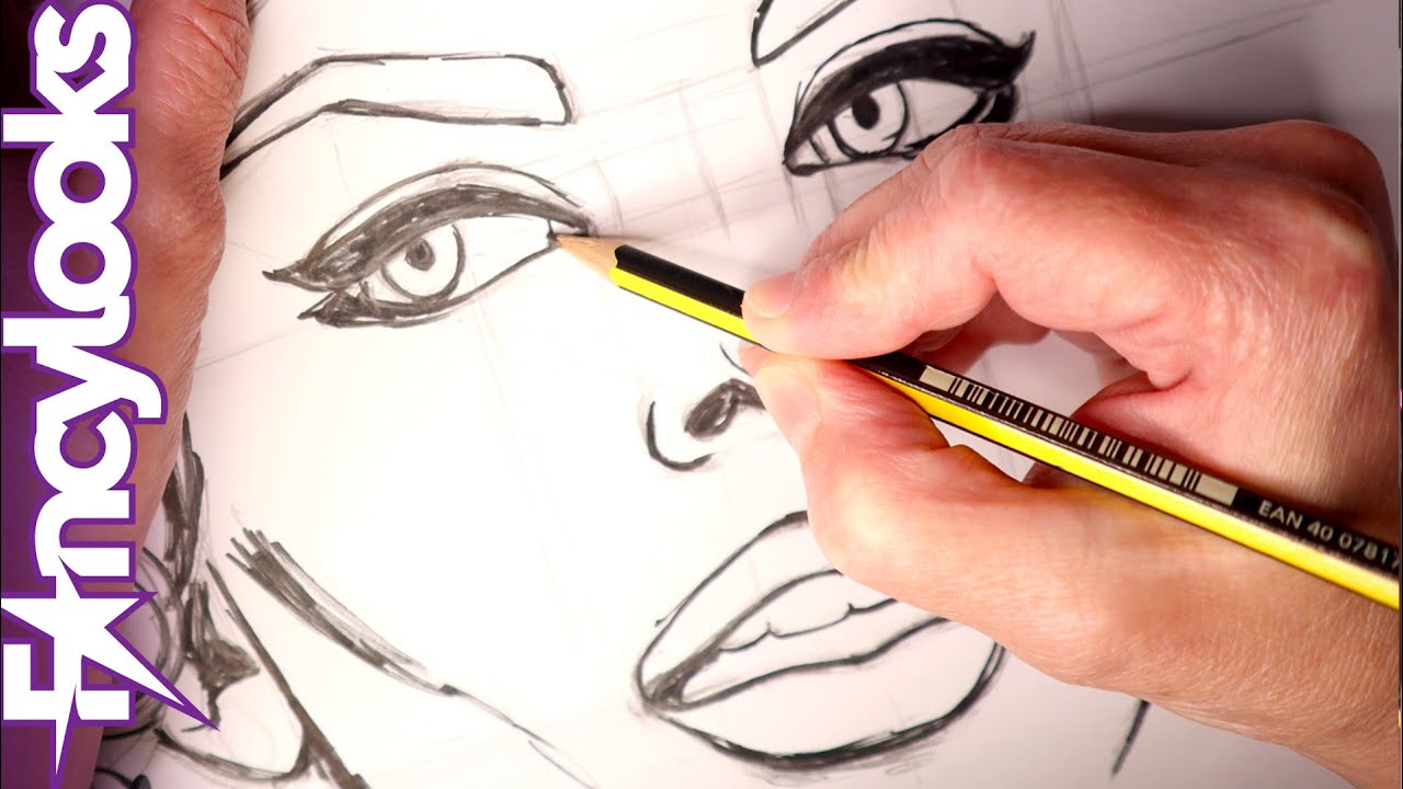 Como copiar un retrato a partir de un ojo, paso a paso