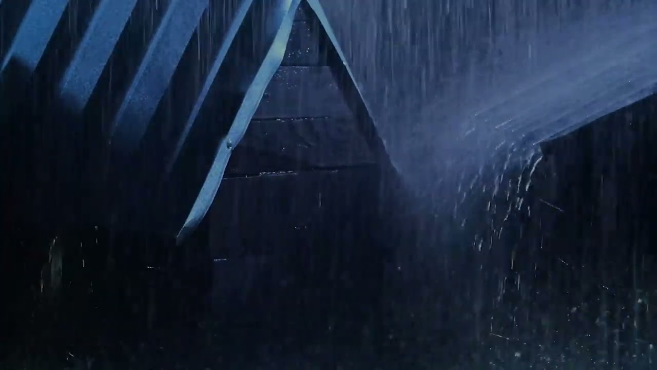 Sleep Peacefully Tonight with Authentic Rain on a Tin Roof | Natural Ambience