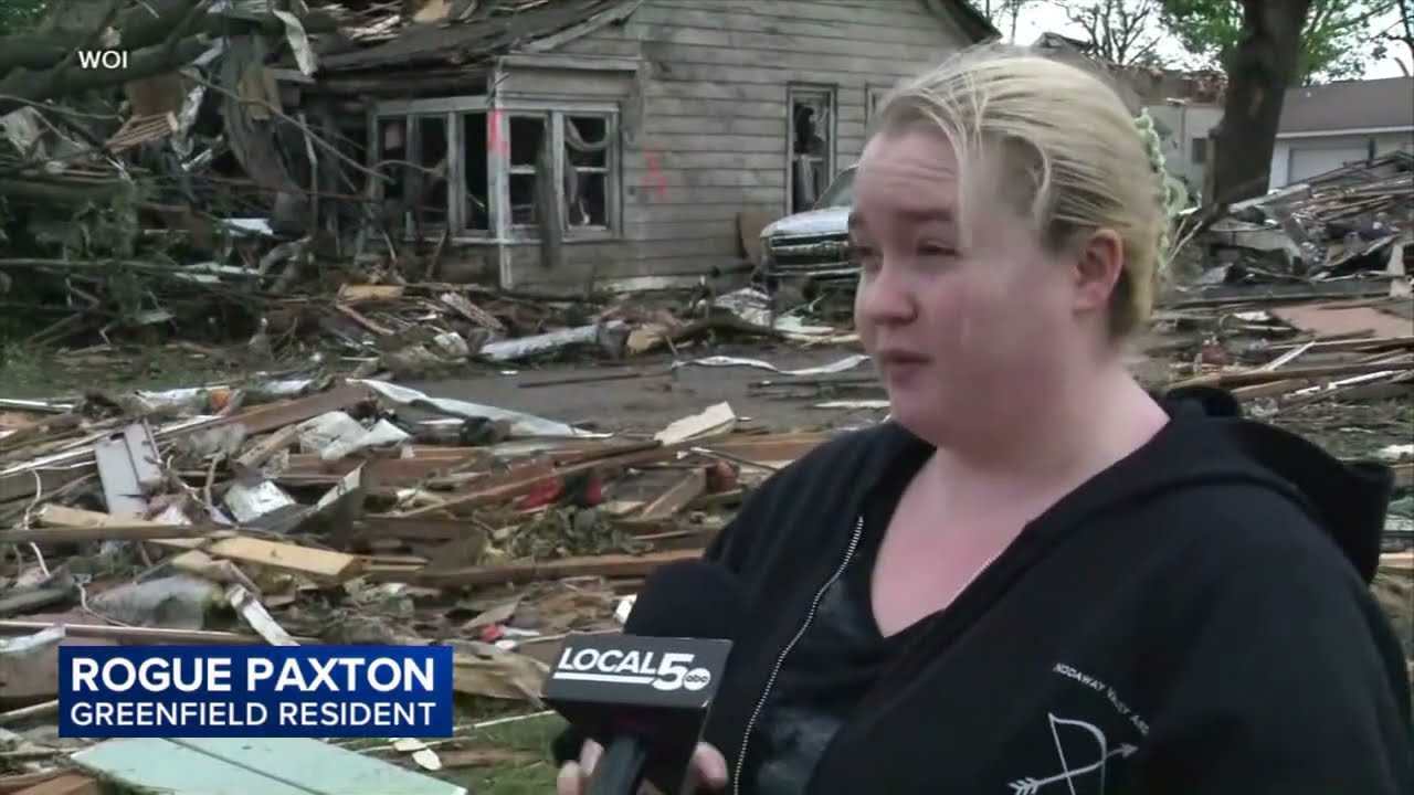 Iowa tornado, at least an EF-3, kills multiple people in small city of Greenfield