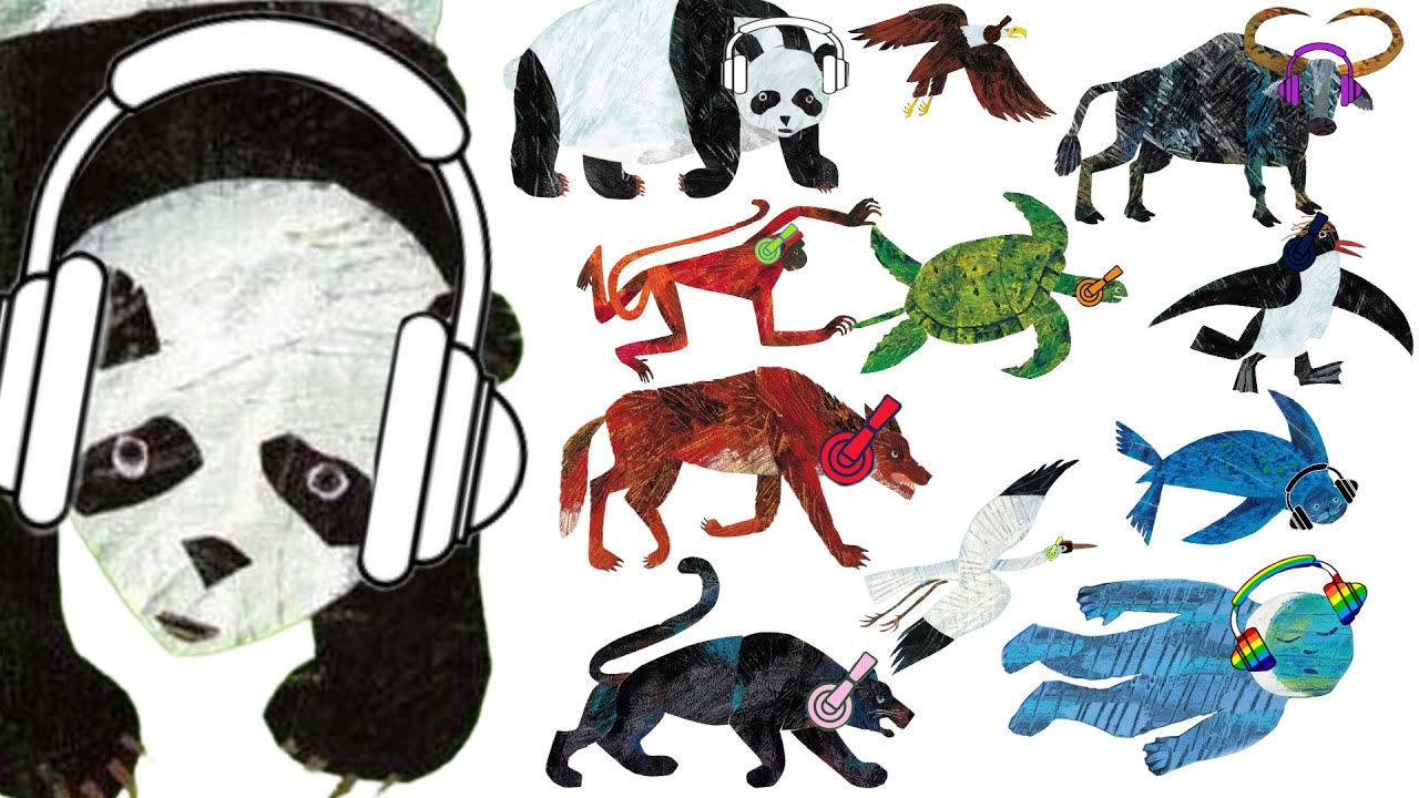Panda Bear, Panda Bear, What do you see? | Headphones Version | Eric Carle Best Stories for Kids