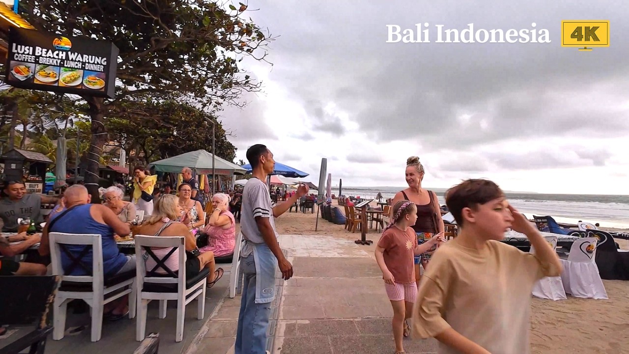4K 1 Hour Legian, Seminyak, Canggu Bali Walking Tour Today 2026