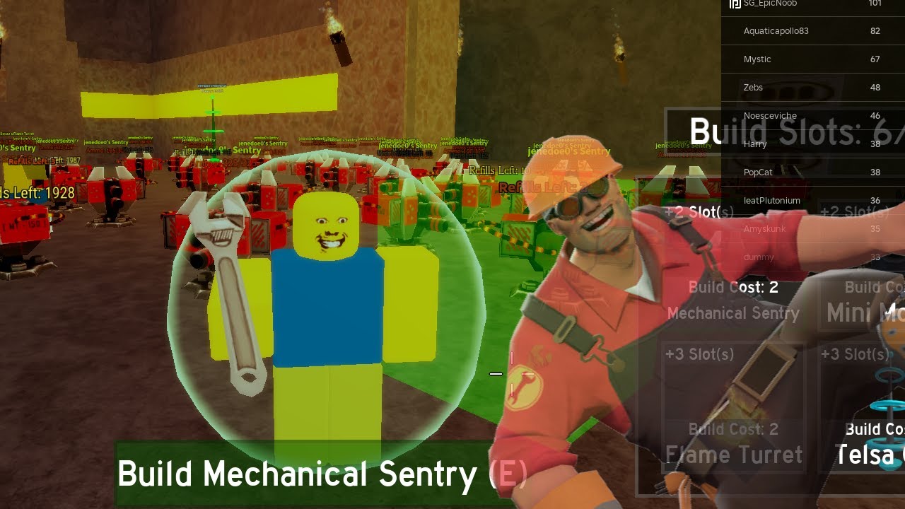 SENTRY COMING UP (patched) | Noobs vs Zombies Realish Reborn | Dedicational Defense