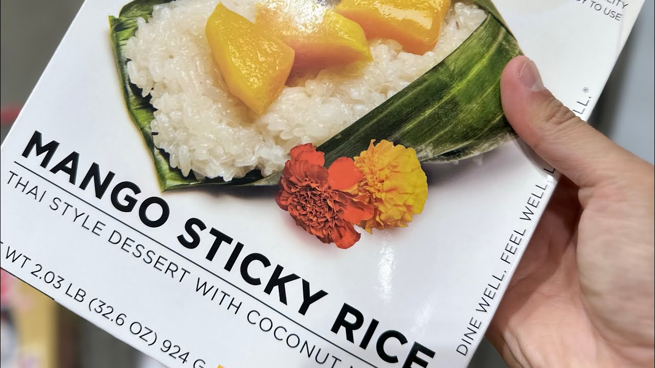 Mango Sticky Rice in the frozen section of Costco