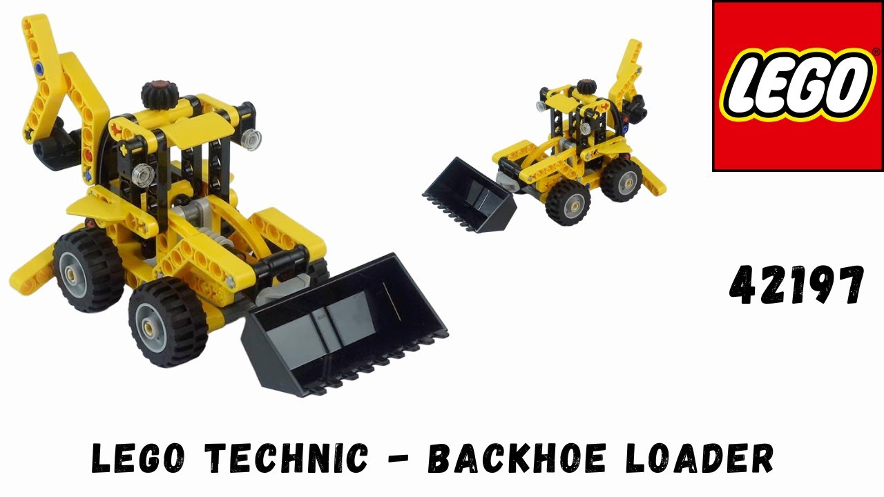 LEGO Technic 42197 Backhoe Loader &ndash; Full Speed Build Piece by Piece