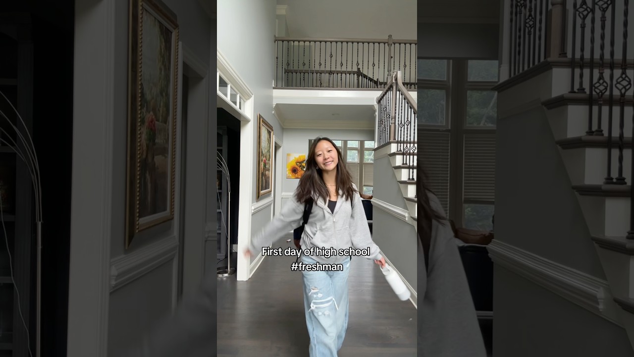 First day of highschool! 