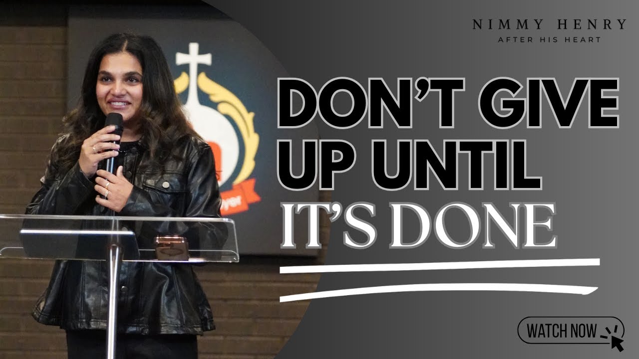 Don't Give Up Until It's Done