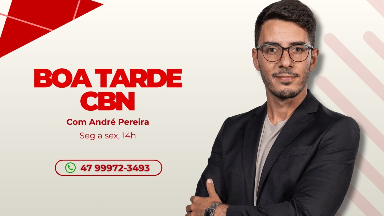 BOA TARDE CBN | CBN JOINVILLE AO VIVO | NOTÍCIAS SOBRE TRÂNSITO, CLIMA E MUITO + | 13/03/2026