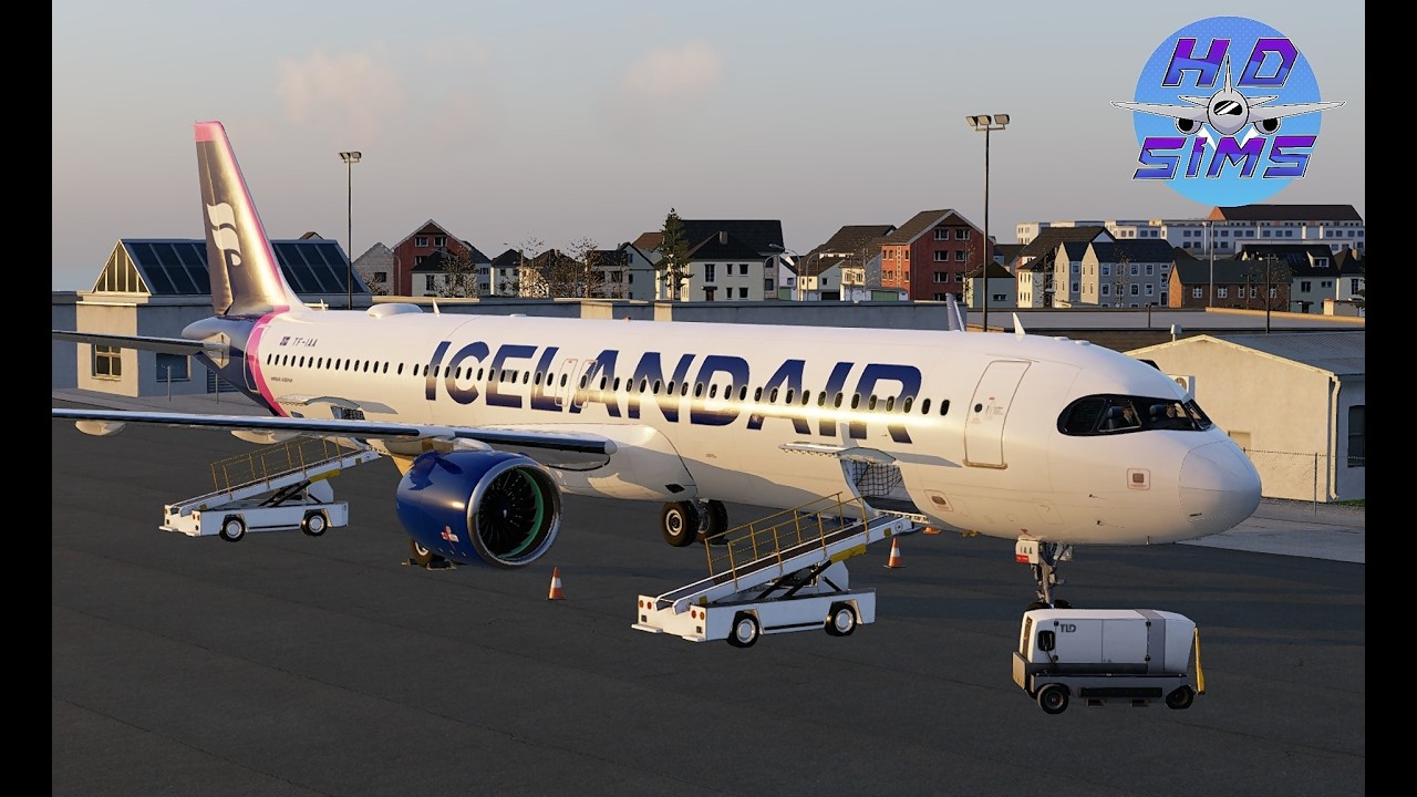 XP12.4.0 Icelandair A321 Neo LR Euro Ops | REYKJAVIK - HEATHROW