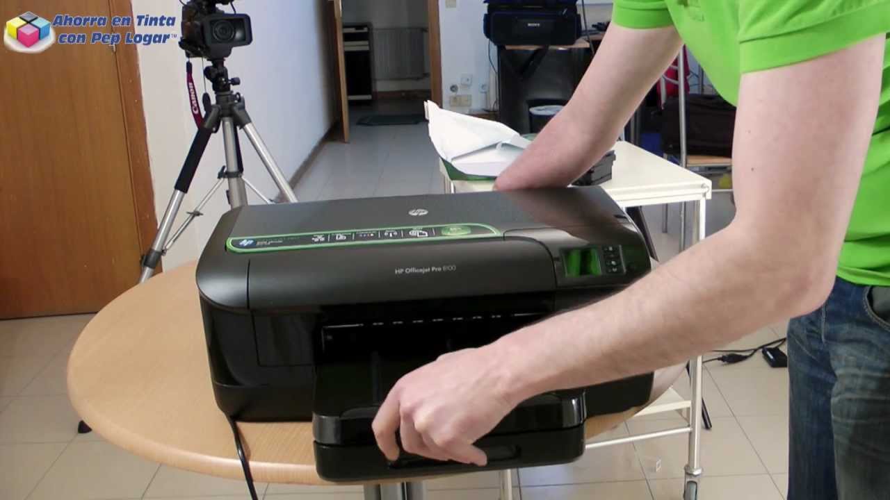 Hp Officejet Pro 8100 primer contacto, instalación y puesta en marcha