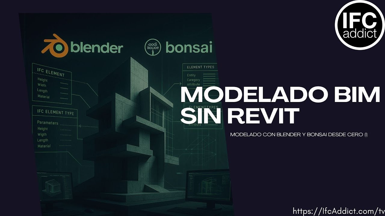 Modelado BIM sin Revit: modelado con Blender y Bonsai desde cero (I)
