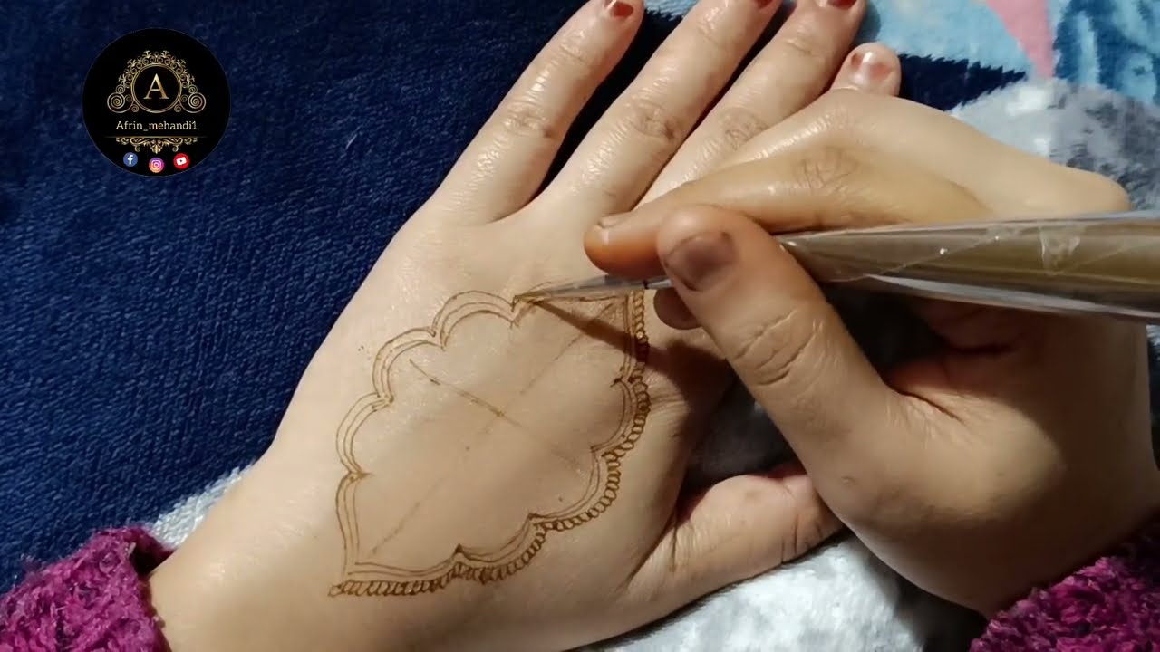 Beautiful viral patch work henna design for back hand/new henna designs 