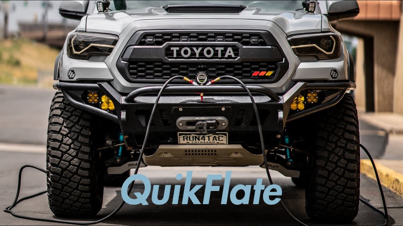 Air Up/Down All 4 Tires at Once w/ the QuikFlate, Power Tank, & VIAIR