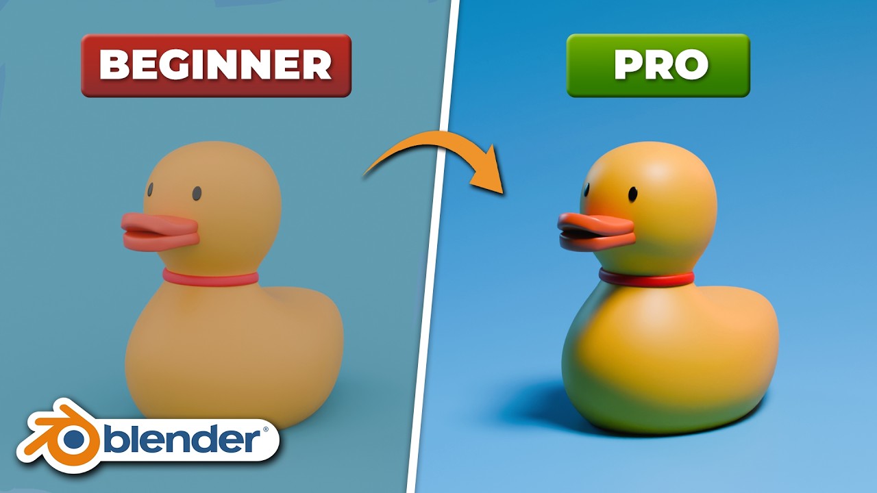 Blender Beginner Tutorial: Make Professional 3D Renders Fast