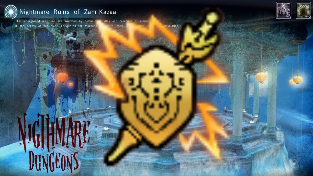 AuraKingdom.to Nightmare Frozen Ruins of Zahr-Kazaal (ZK) Guardian (Lightning) Solo