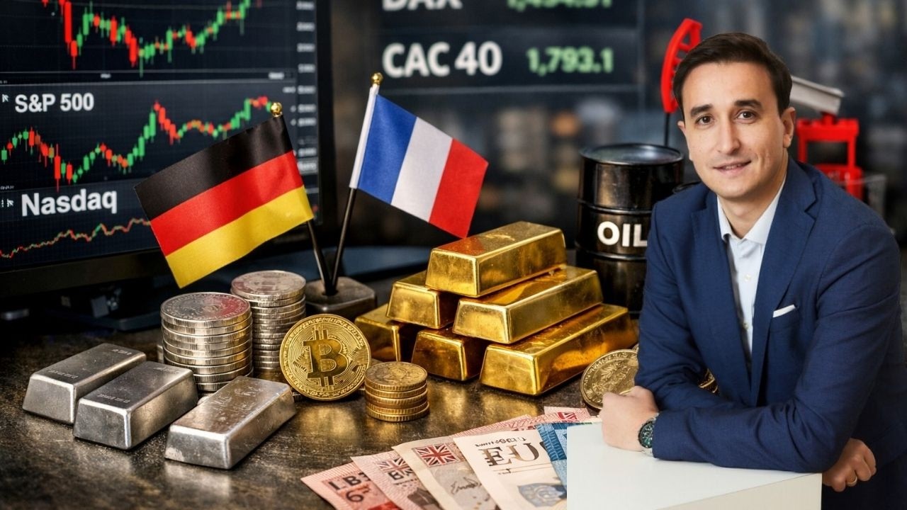 S&P 500, Nasdaq, DAX, Plata, oro, WTI, GBP/EUR, AUD/NZD, CAC 40 | Sergio Ávila