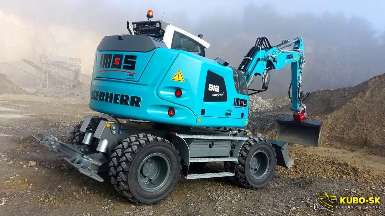 New Liebherr&rsquo;s A 912 compact mobile excavator is a construction machine