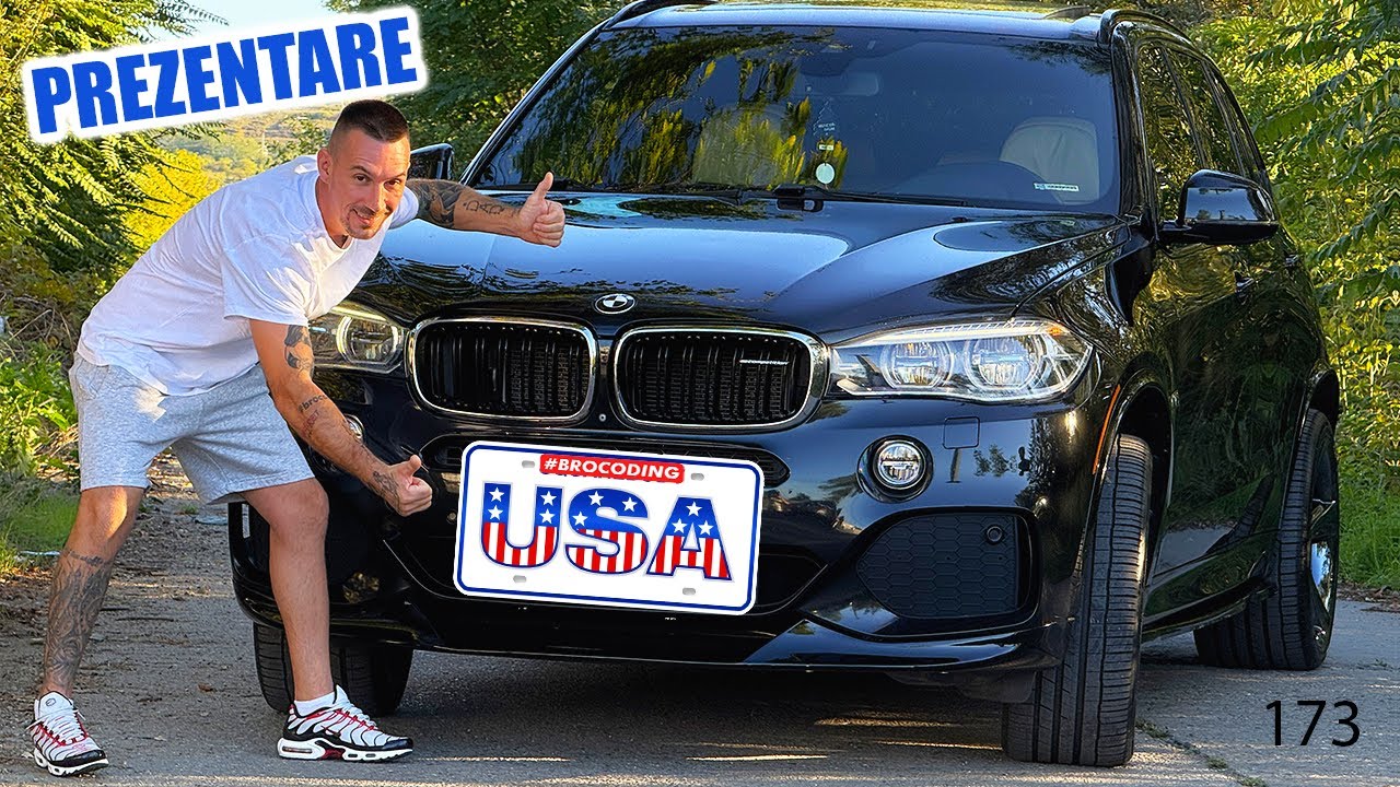 Am fost PǍCĂLIT😱!? Prezentare BMW X5 - America🇺🇸 BROCODING | 4K