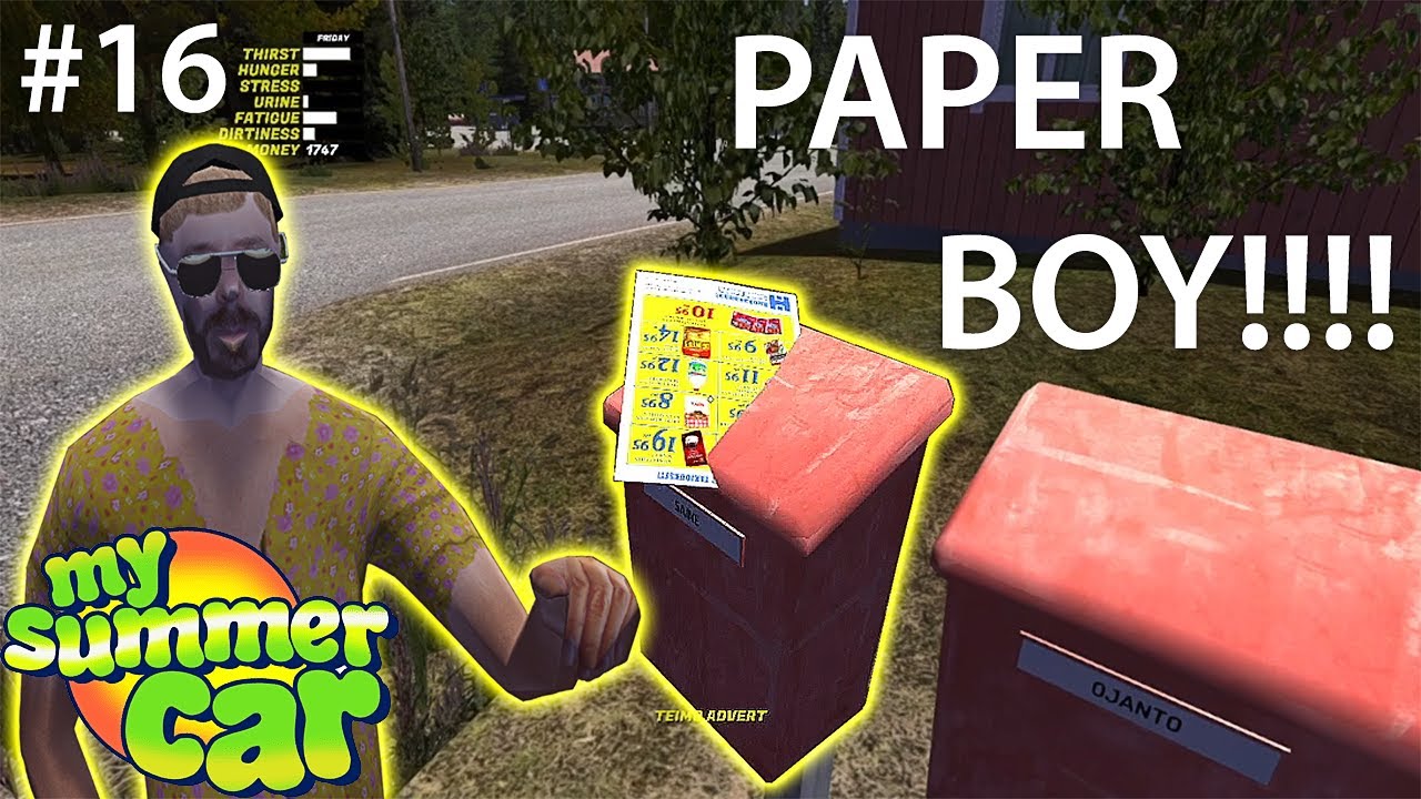 My Summer Car #16 // Paper Boy