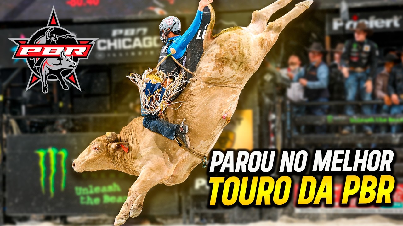Campeão da PBR em Chicago vence após montar o temido touro MAN HATER