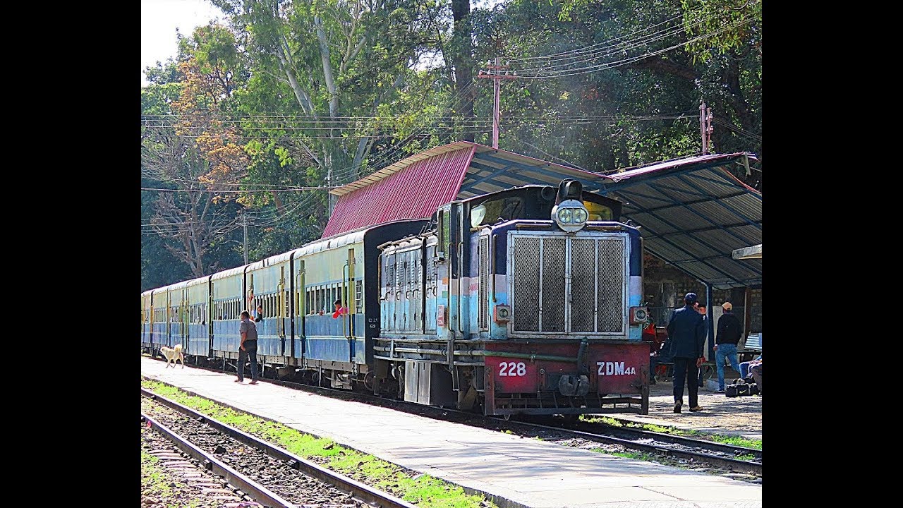 Quick visit to 89 years old Narrow Gauge KANGRA VALLEY Railway near Himalaya