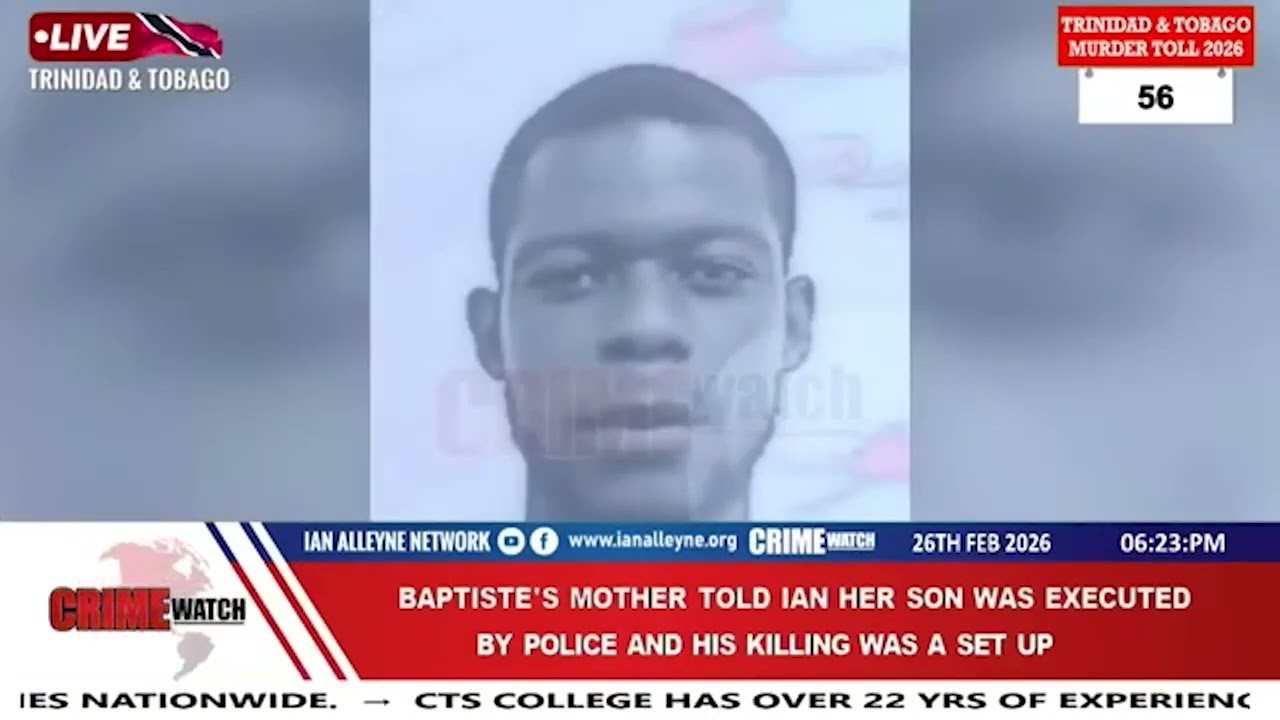 Man fatally shot by police in Manzanilla: Grieving mother speaks to Ian Alleyne 