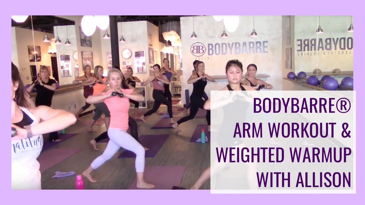 Full Body BARRE ARMS & Warmup with Allison!!!