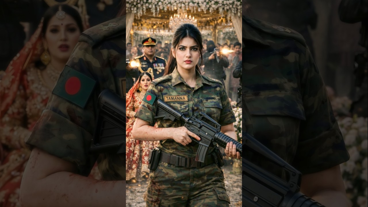 Brave Army Officer Tamanna Saves Army Chief at Wedding | #ai #army