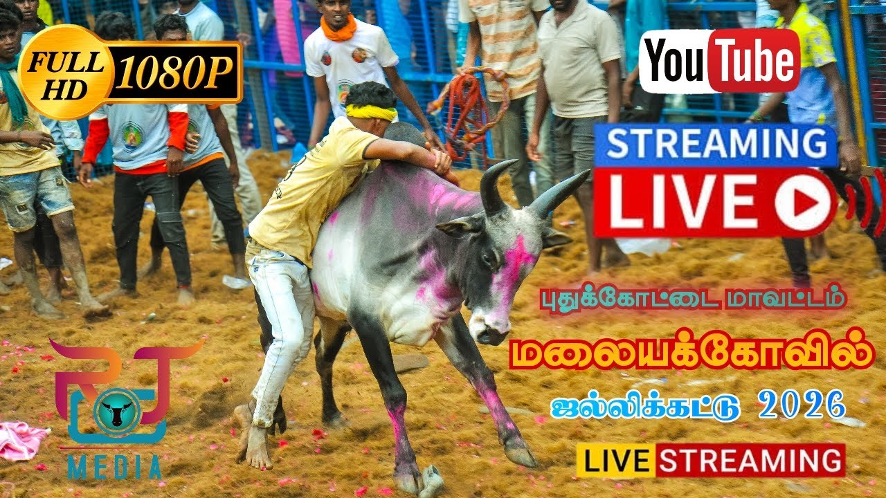 🔴LIVE : மலையக்கோவில் ஜல்லிக்கட்டு 2026 | Malaiyakovil Jallikattu 2026