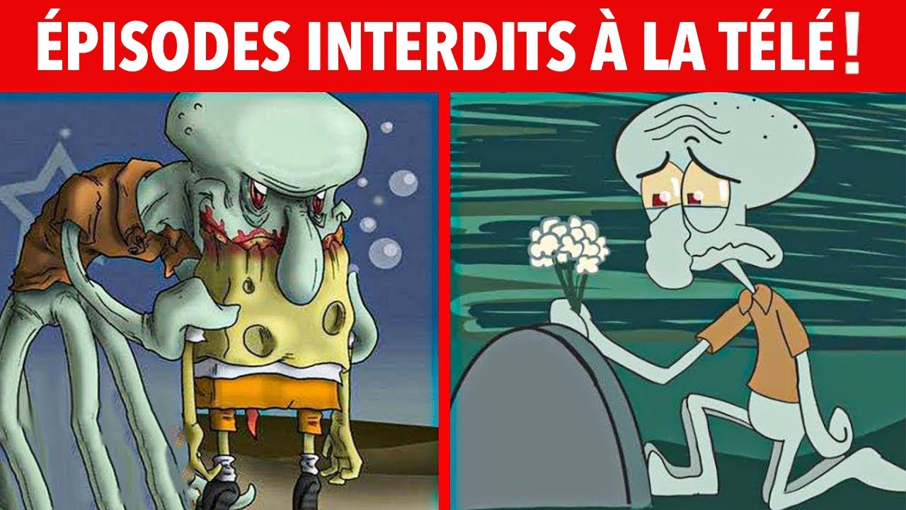 10 ÉPISODES DE DESSINS ANIMÉS INTERDITS DE DIFFUSION À LA TÉLÉ | Lama Faché