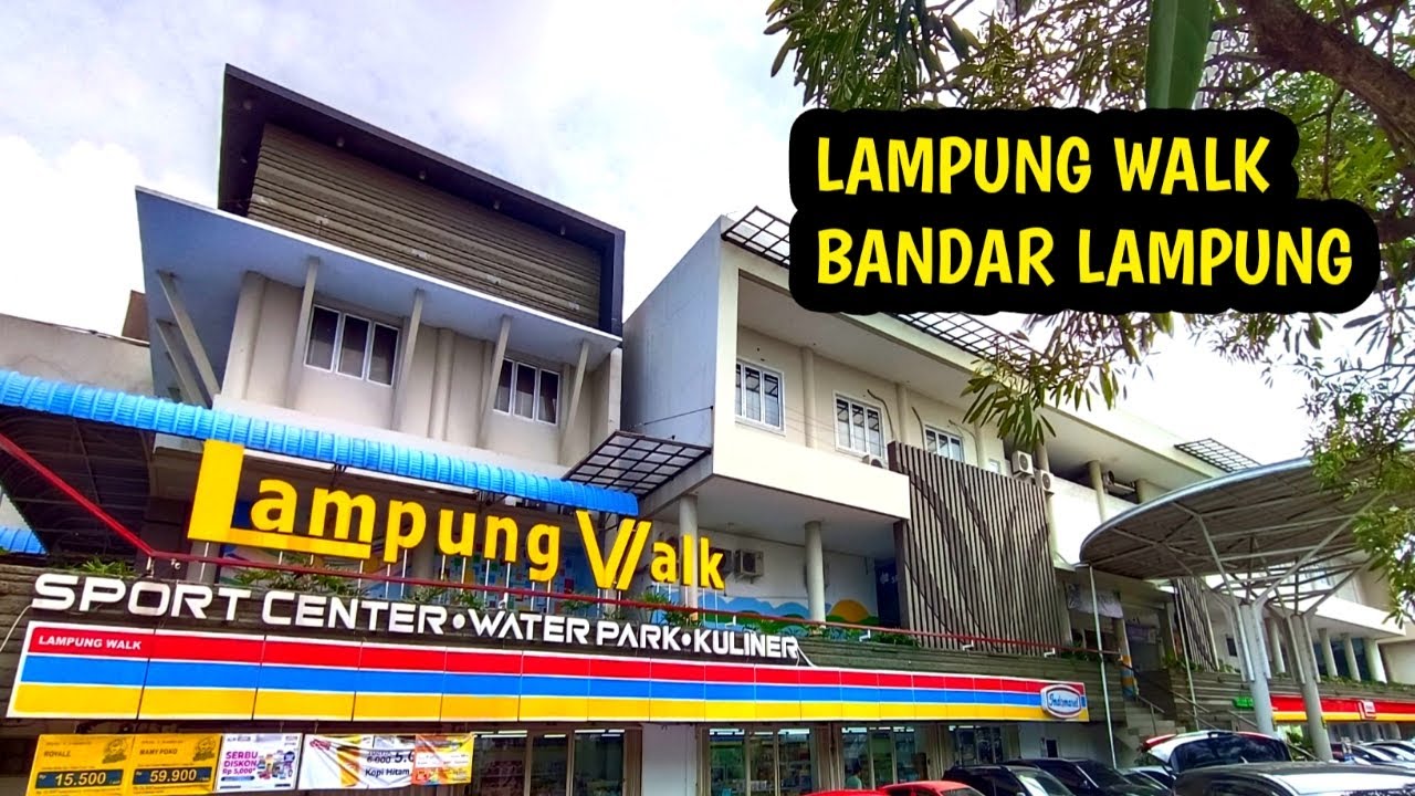 Jalan Jalan dari arah Jl. P. Antasari ke Lampung Walk Bandar Lampung