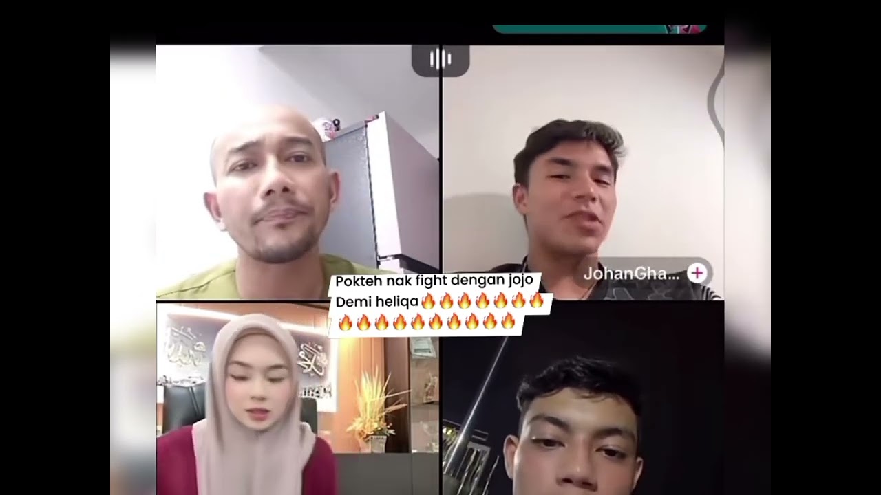 POKTEH NOK FIGHT DENGAN JOJO DEMI HELIQA ....by 3