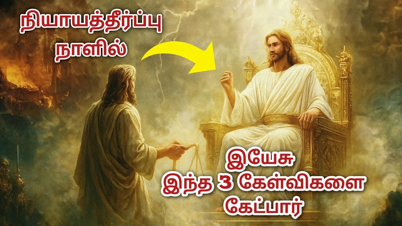 நியாயதிர்ப்பு நாளில் இயேசு ஒவ்வொருவரிடமும் இந்த 3 கேள்விகளை  கேட்பார் @Kingofkingwithjeal 