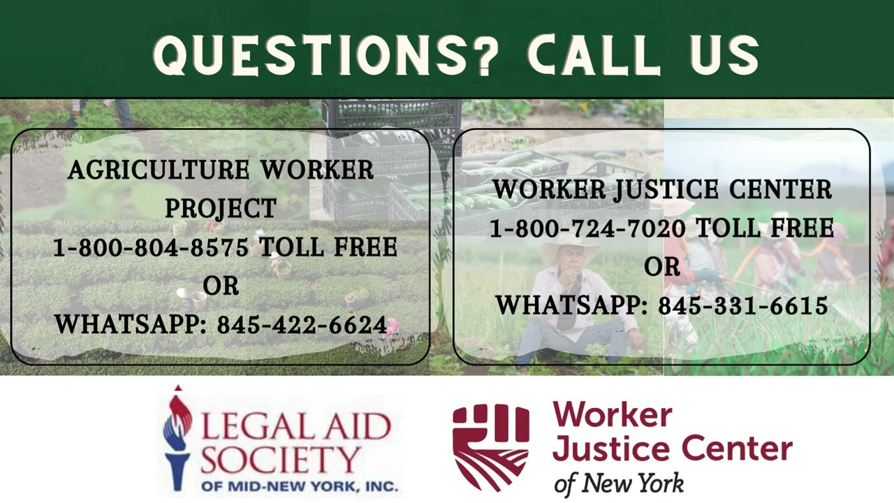 Update about collective bargaining rights for farmworkers in NY