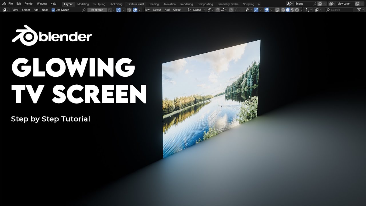 Как воспроизвести изображение/видео с излучаемым светом — Blender