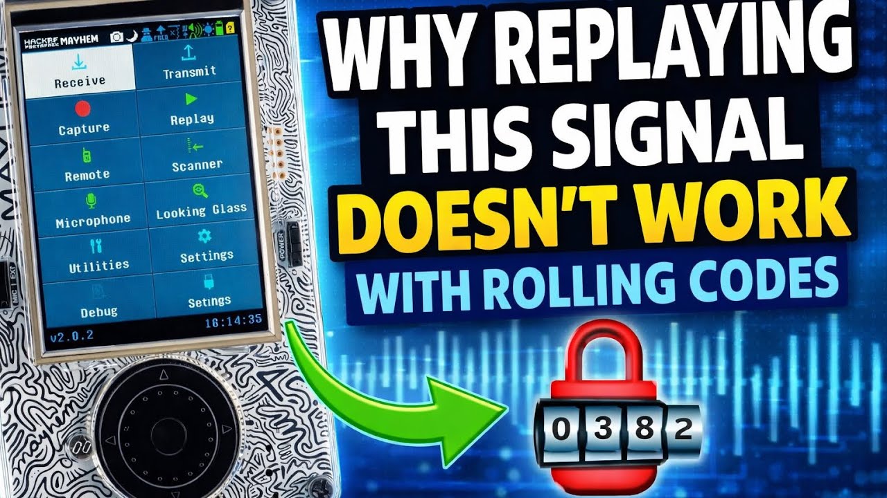 Why Replaying This Signal Doesn’t Work Rolling Codes Explained With HackRF