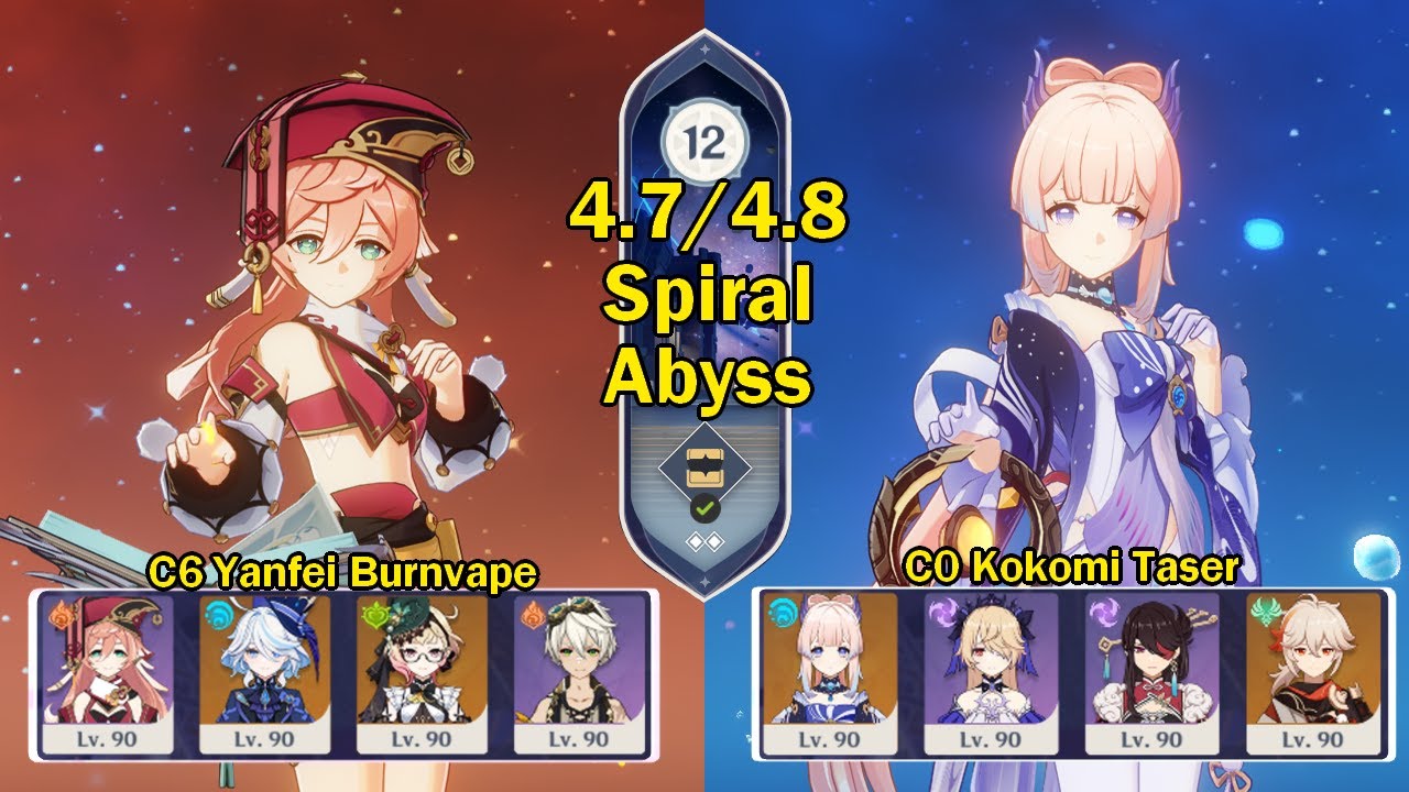 YANFEI TAKES ABYSS TO COURT | 4.8 Spiral Abyss Floor 12