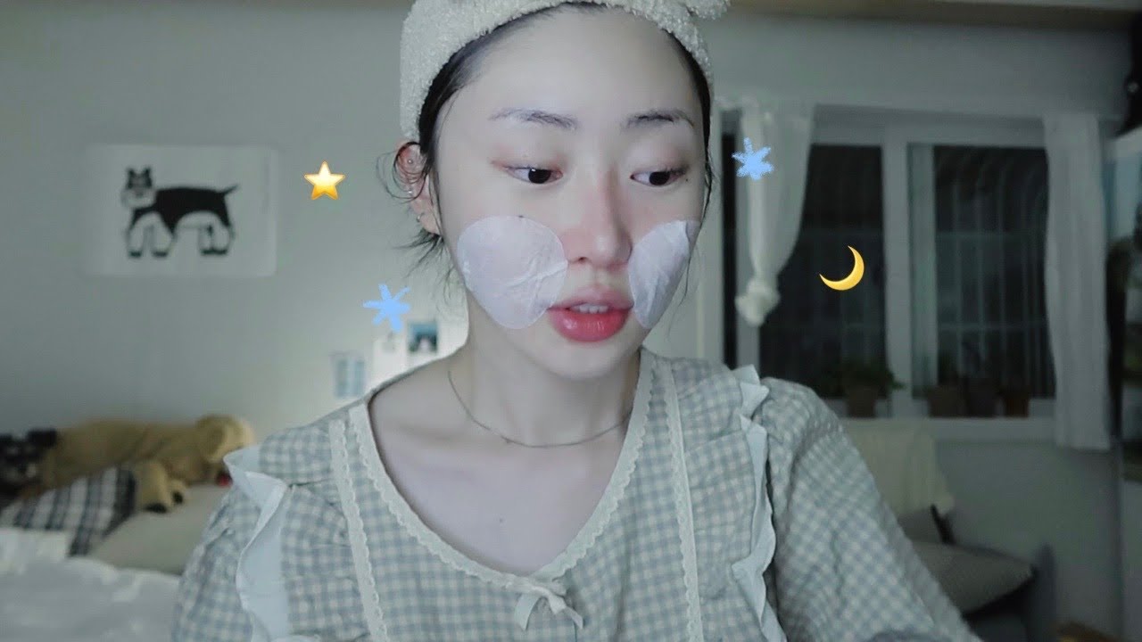 잠 안 올 때 보면 좋은 영상🌜같이 잘 준비해요, 요즘 나의 피부관리법 *유사asmr* night skincare