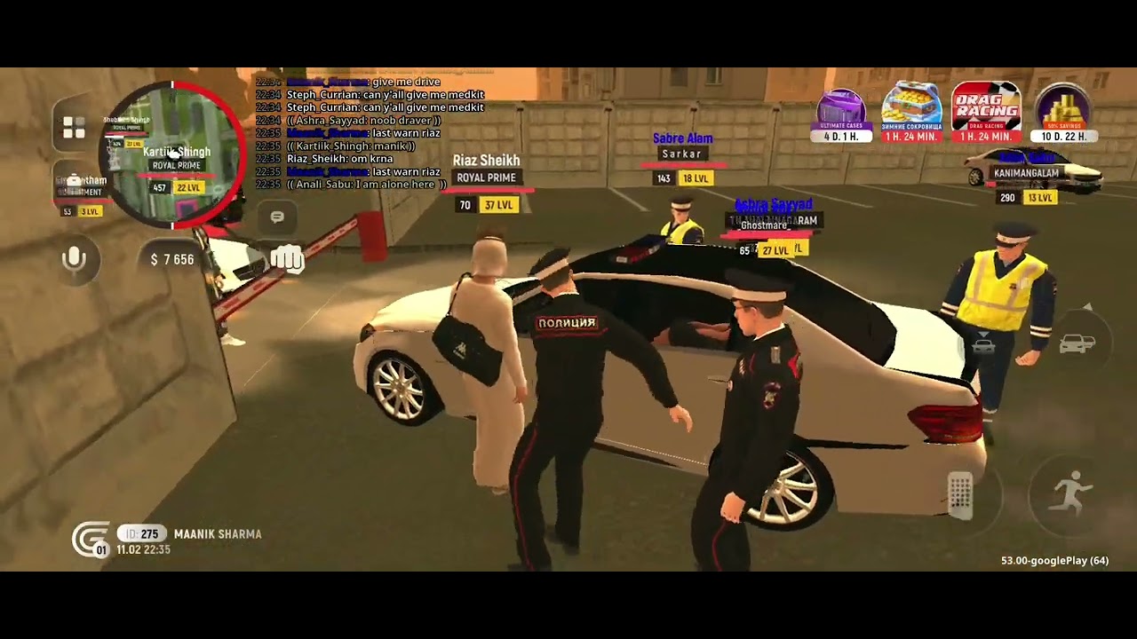 Riaz sheikh using glitch or hack during arresting time 