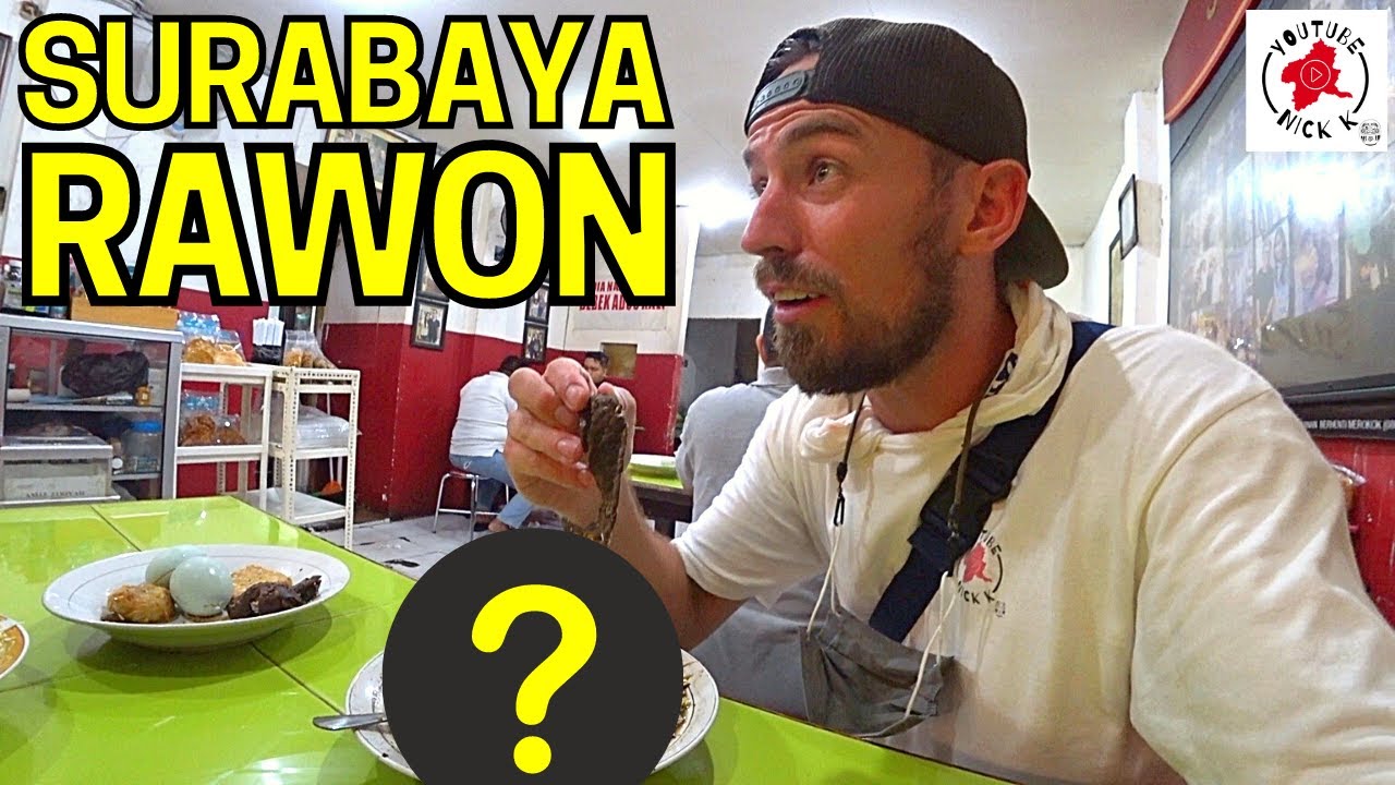 American Eating Surabaya's Famous Rawon 🇮🇩