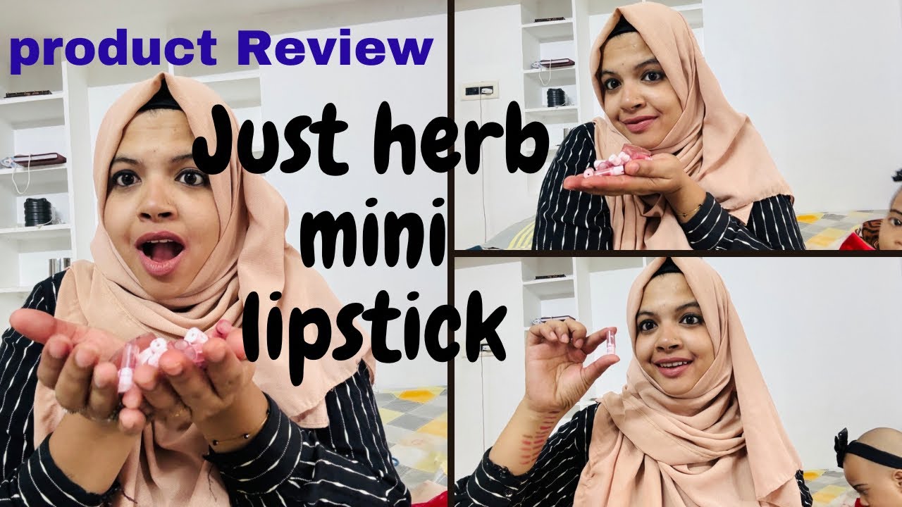 💁🏻‍♀️Just Herbs mini lipstick 🤞product review Malayalam #justherbs #productreview