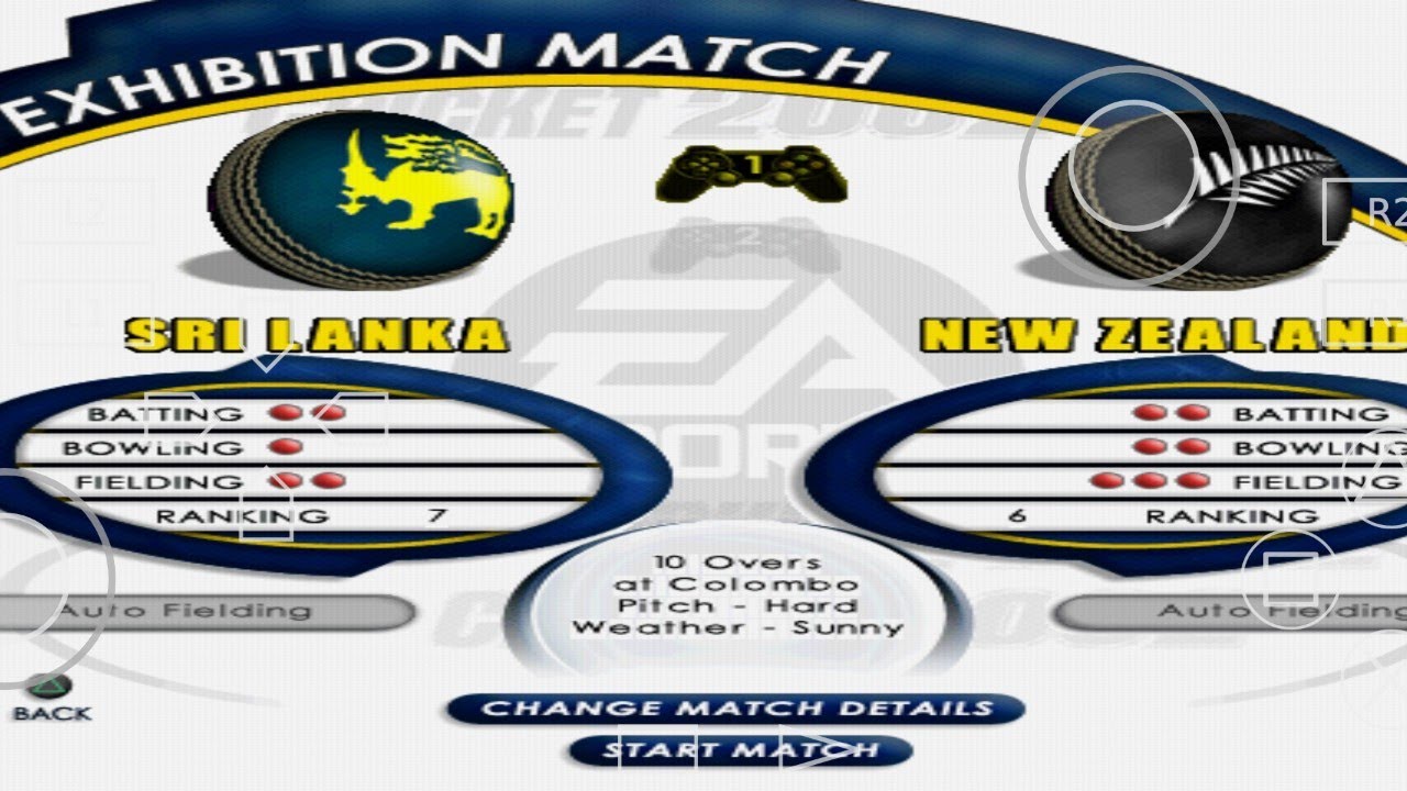 how to play EA cricket 2002 on android/Aether SX2 emulator with best settings #cricket #viralvideo