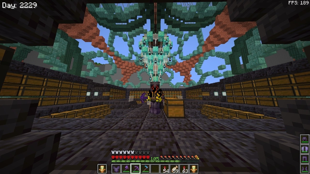 Hardcore Minecraft day 2222+ World eater time!