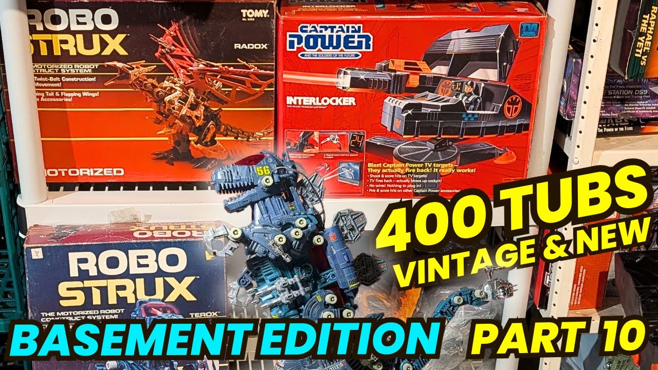 Basement Finds: Zoids Robo Strux Robots & Captain Power: Episode 99