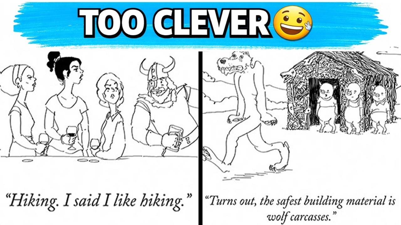 Clever Jokes Illustrated 😆 | Smart, Funny Illustrated Jokes You’ll Love