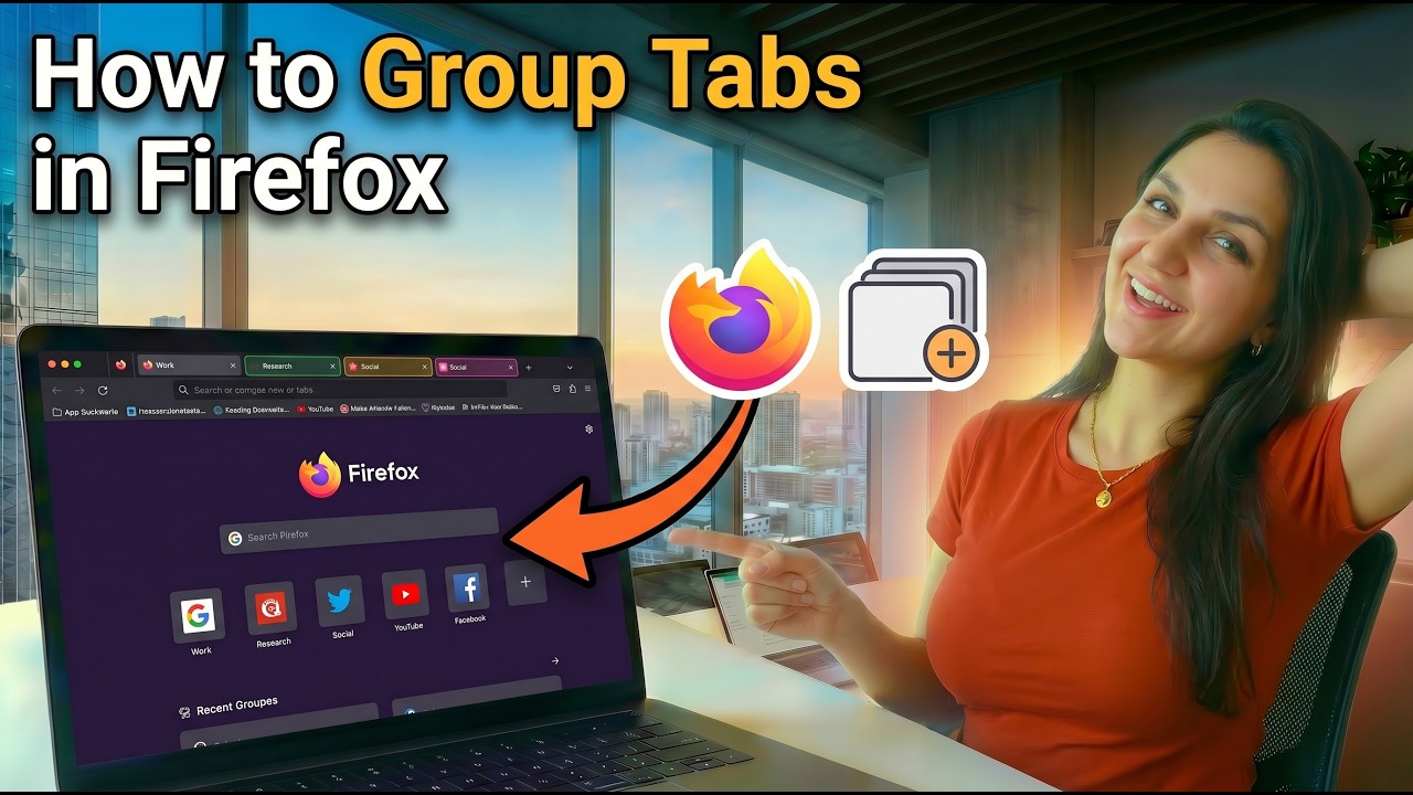 Как группировать вкладки в Firefox Как управлять группами вкладок в Firefox