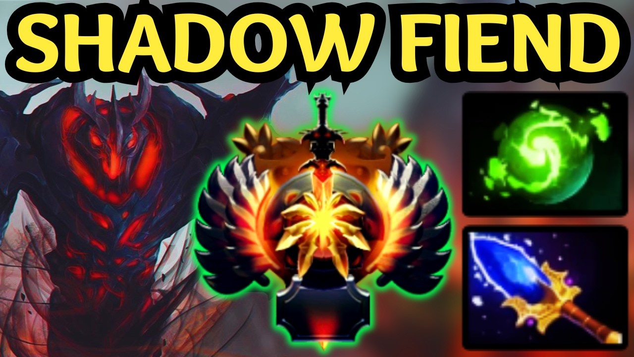 🔥 Broken SHADOW FIEND Mid — Double Requiem Goes Crazy 🔥 Dota 2