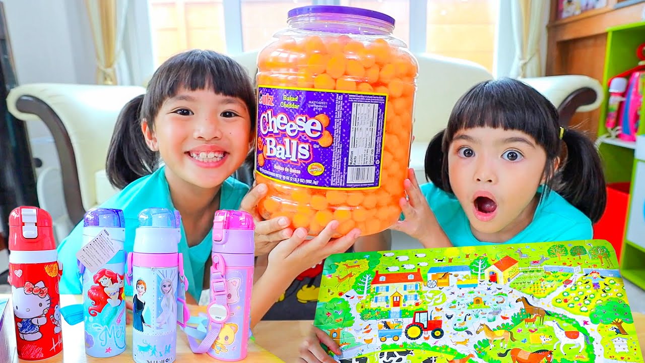 หนูยิ้มหนูแย้ม กินขนมชีสยักษ์ ต่อจิ๊กซอว์